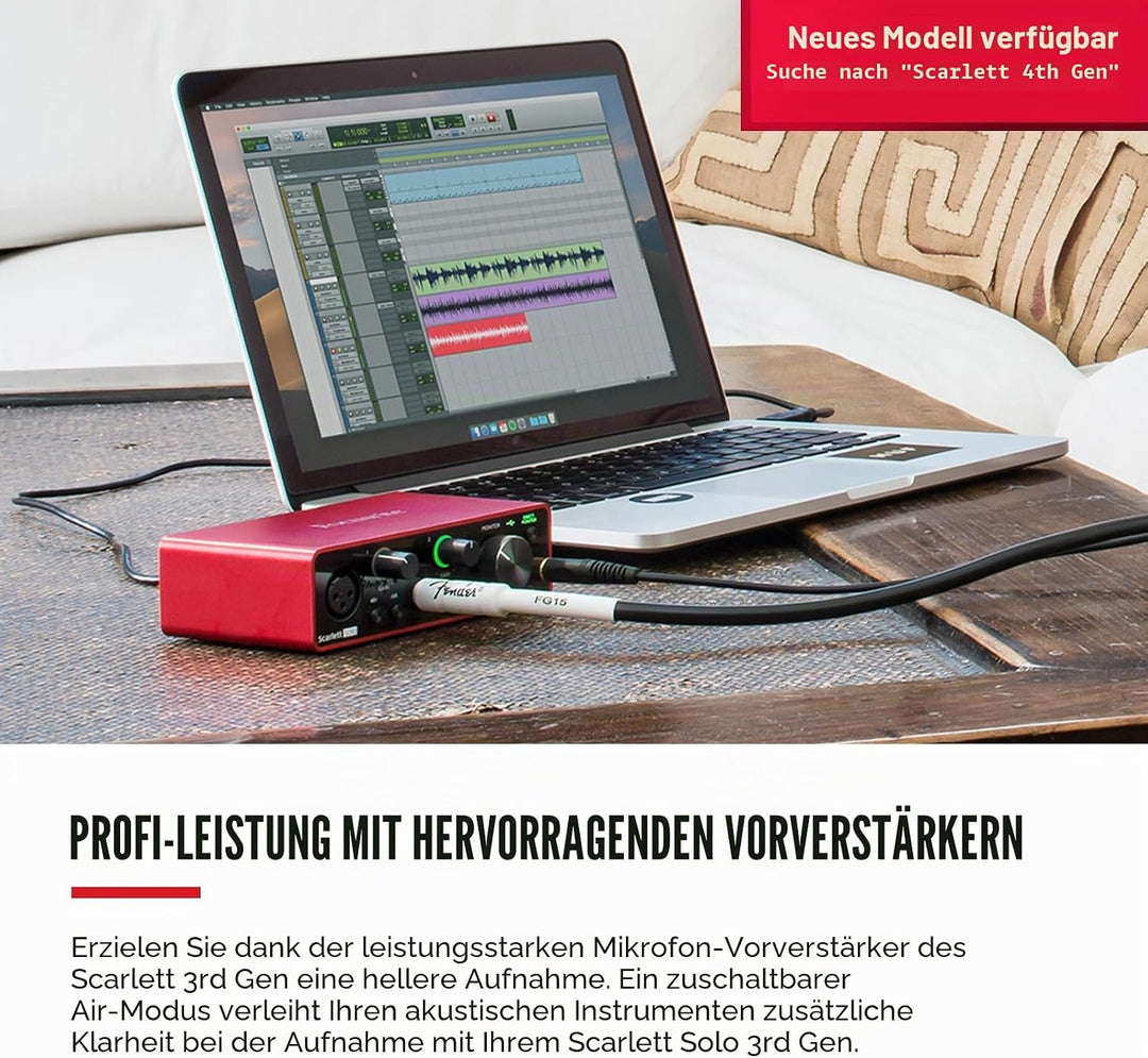 RØDE NT1 5. Generation Grossmembran-Kondensatormikrofon mit XLR- und USB-Ausgängen (Schwarz) &amp; Focus