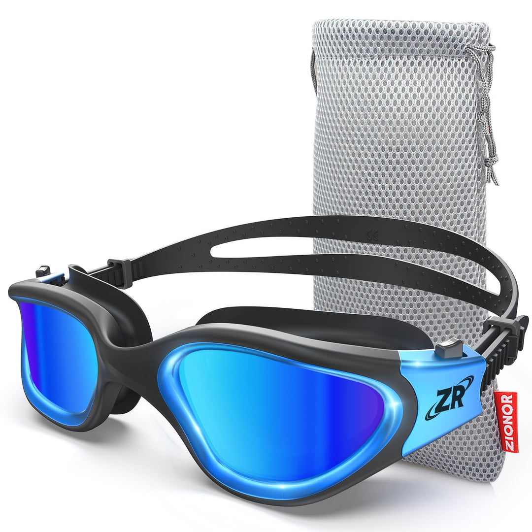 ZIONOR G1 - Polarisierte Schwimmbrille für Unisex und Erwachsene und Damen, beschlagfrei, 100% UV-Sc