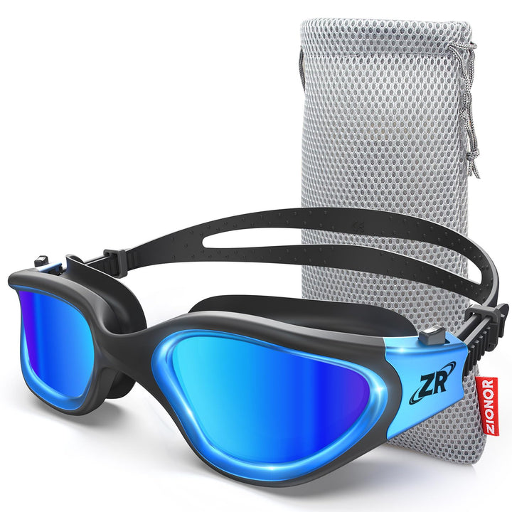 ZIONOR G1 - Polarisierte Schwimmbrille für Unisex und Erwachsene und Damen, beschlagfrei, 100% UV-Sc