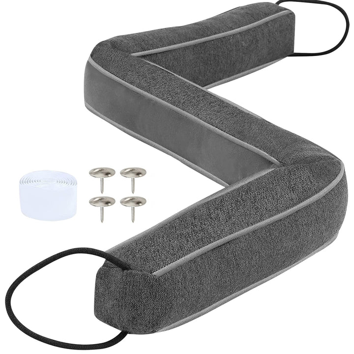 Zugluftstopper für Türen 92cm, Schwerer Zugluftstopper tür, Extra Lang & Schwer, Höhe 8cm Quadratisc