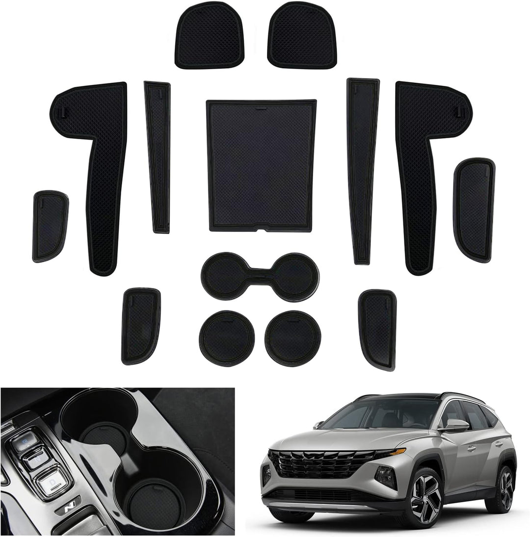 GAFAT Hyunda-i Tucson NX4 2021-2024 2025 (Elektronische Automatik) Antirutschmatten, Tucson 2023 Gum