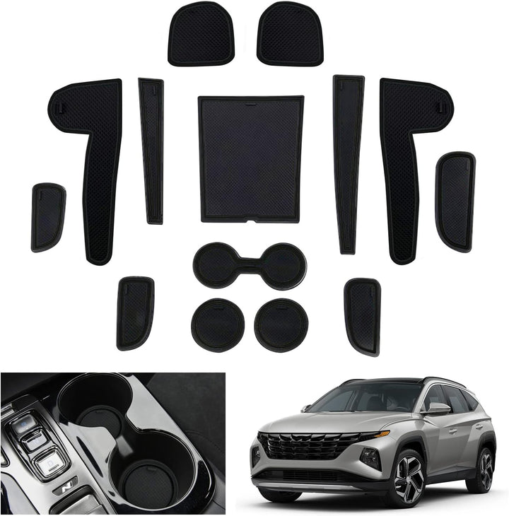 GAFAT Hyunda-i Tucson NX4 2021-2024 2025 (Elektronische Automatik) Antirutschmatten, Tucson 2023 Gum