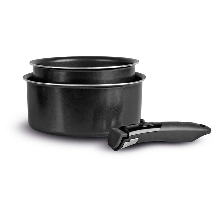 Sitram 713284, Set mit 2 Töpfen Ø 16 und 20 cm, aus Aluminium, Antihaftbeschichtung, Sitram, mit abn