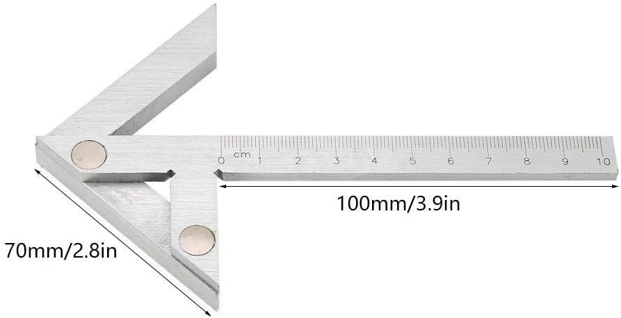 Zentrierwinkel 100 x 70 mm industrielle Präzisions Mittellehre zentrierlehre, Mittenfinder Zentrumsf