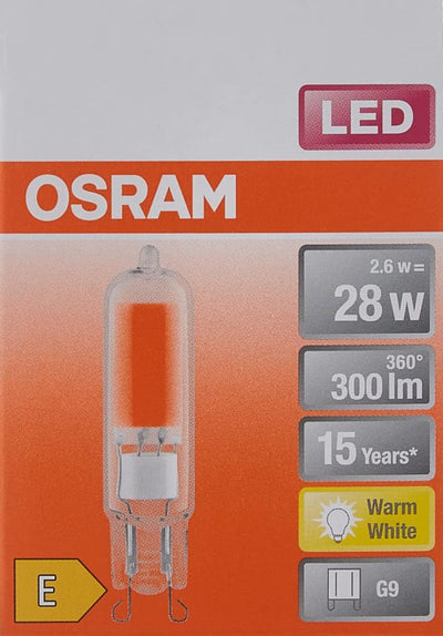 OSRAM LED Star Special PIN GL30, schlanke LED-Pinlampe aus Glas für GL30 Sockel, Warmweiss (2700K),