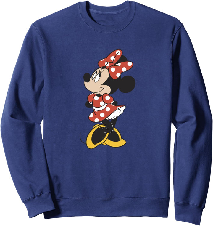 Disney Minnie Mouse Polka Dot Outfit Side Look Sweatshirt
