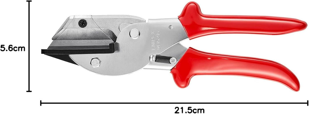 Knipex Schneider für Flachbandkabel verchromt, mit Kunststoff-Hüllen 215 mm 94 15 215