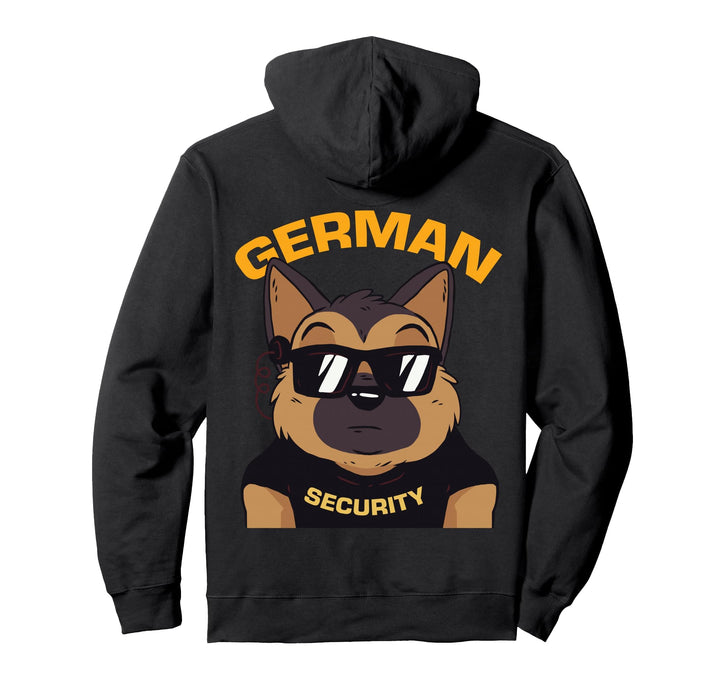 German Security - Deutscher Schäferhund mit Sonnenbrille Pullover Hoodie