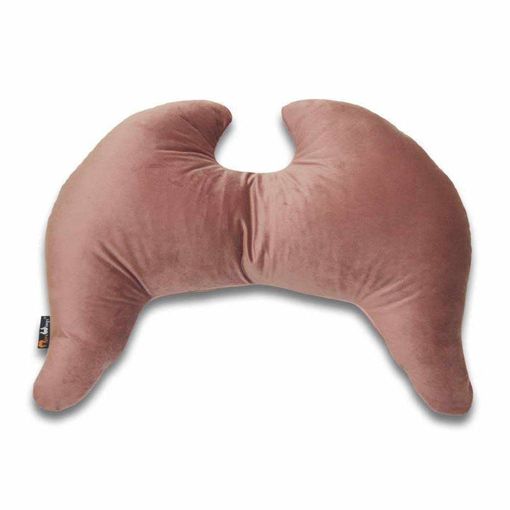 Flügelkissen, Joy (M) Dusty Rose - Bezug und Füllung. Dekokissen vom Designer, Ergonomisches Kissen,