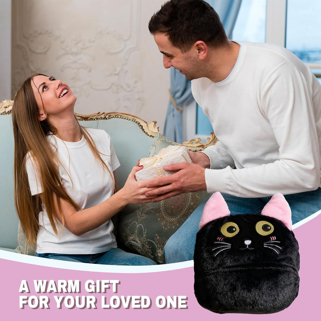 Flauschig Kuscheldecke Mit Ärmeln, Schwarze Katze Tragbare Decke Sofa Decke Geschenk für Frauen, Sch
