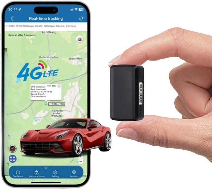 LMHOME GPS 4G Langzeit GPS-Tracker Power Finder für Oldtimer, Auto, Fahrzeuge, Boote, Anhänger und m