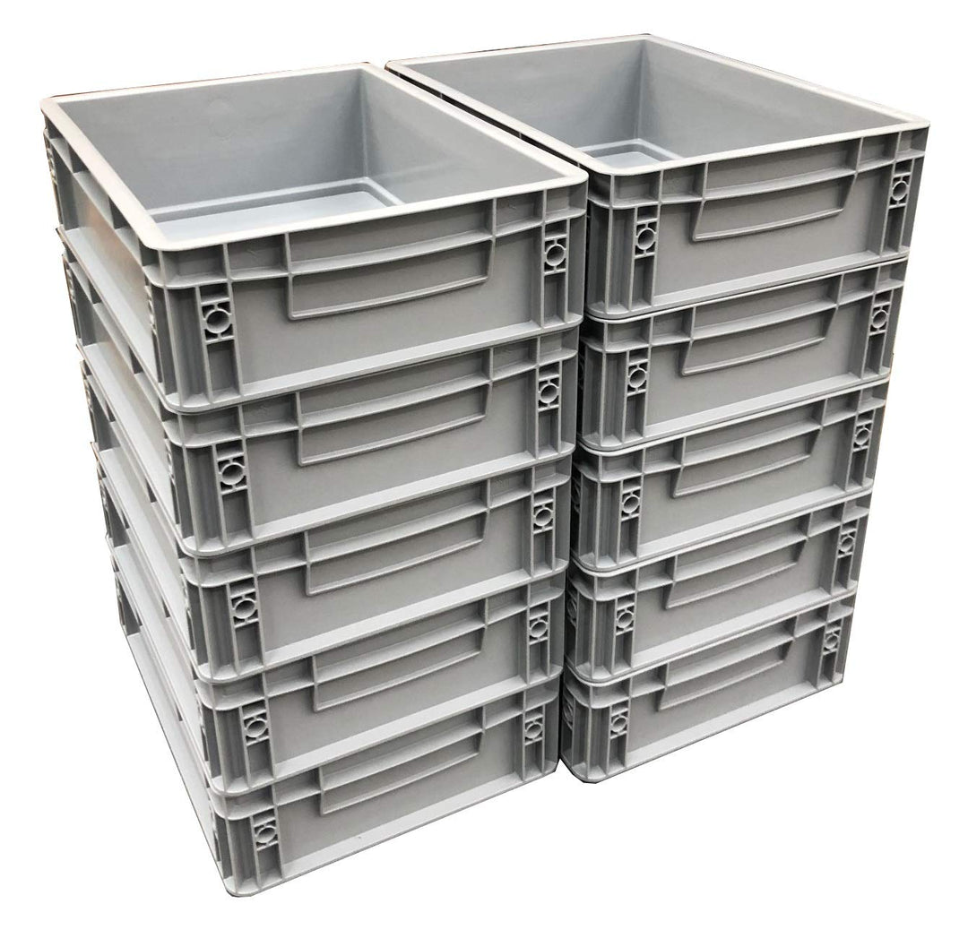 10x Eurobehälter 40 x 30 x 12