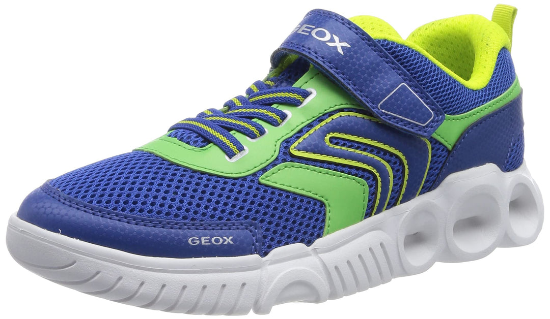 Geox Herren J Flexyper Boy ASneakers 35 EU Royal Lime, 35 EU Royal Lime