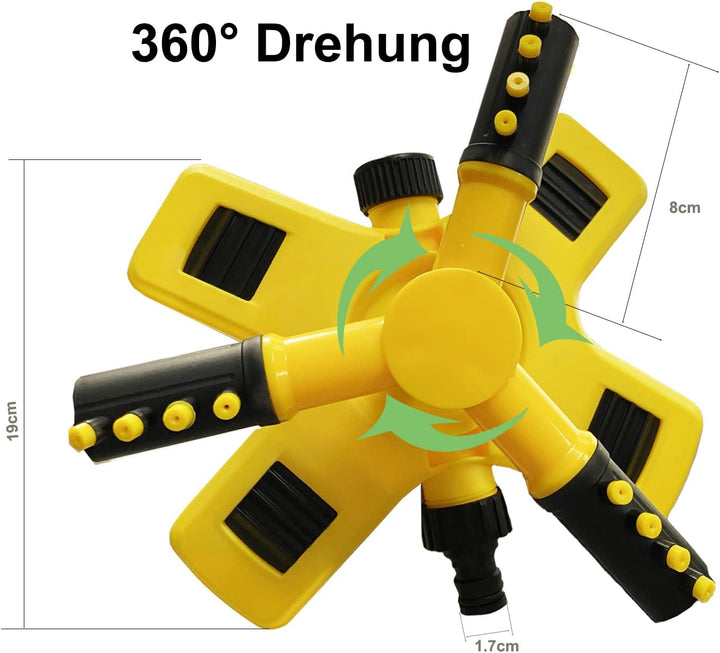 Wassersprinkler,Sprinkler Spielzeug für Kinder,Wasserspielzeug Garten,Rasensprenger,Wassersprenger,O