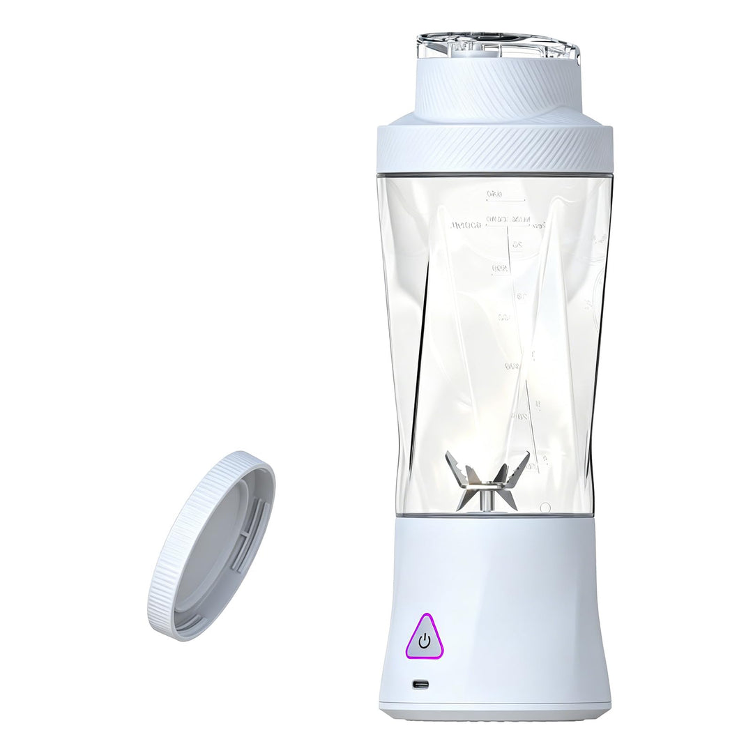 Tragbarer Mixer, 700ml Smoothie Maker to Go, 6-Blatt Portable Blender, Fresh Juice Mixer Flasche, US