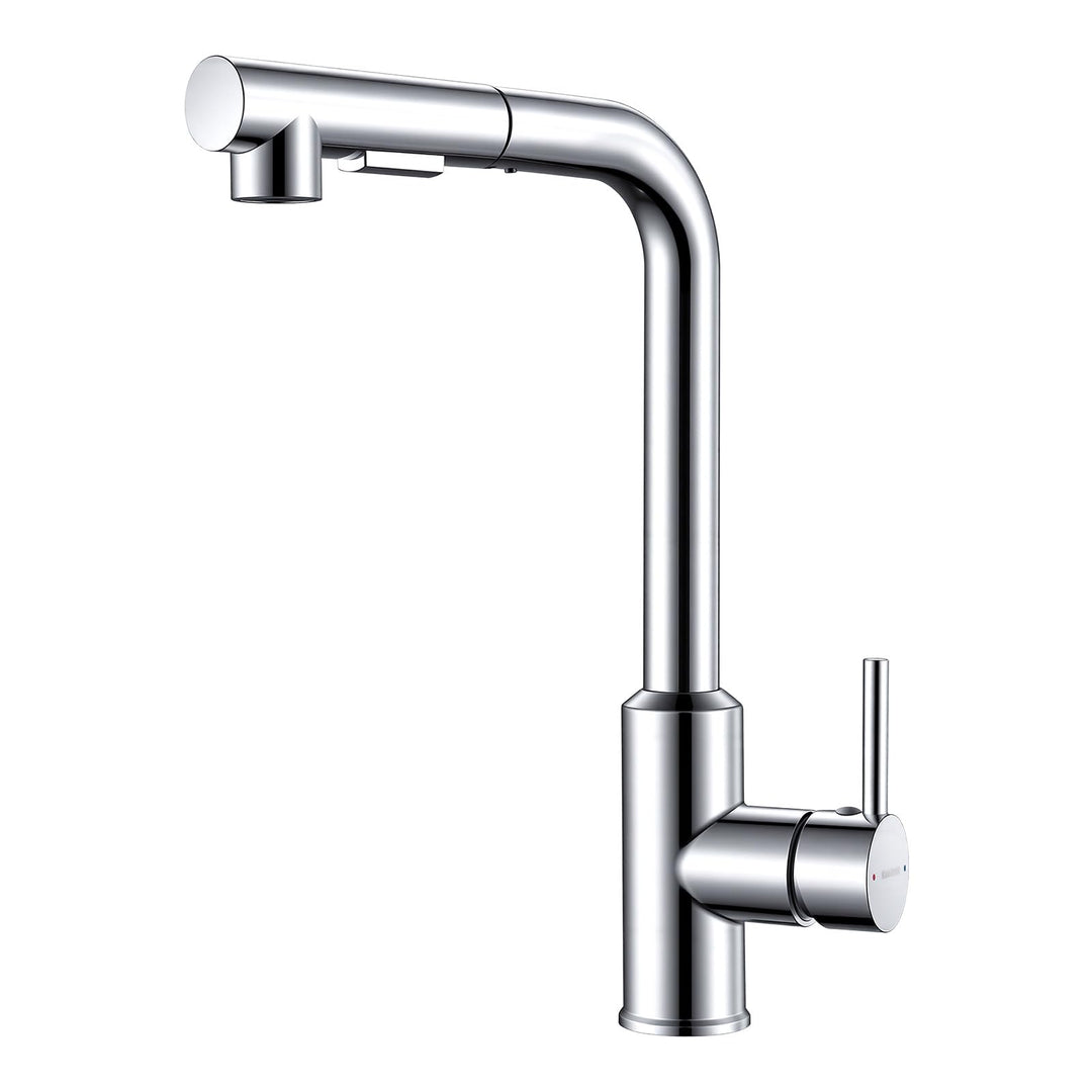 Hochdruck Wasserhahn Küche, Küchenarmatur Ausziehbar mit Brause, Spültischarmatur Küche, Legierung M