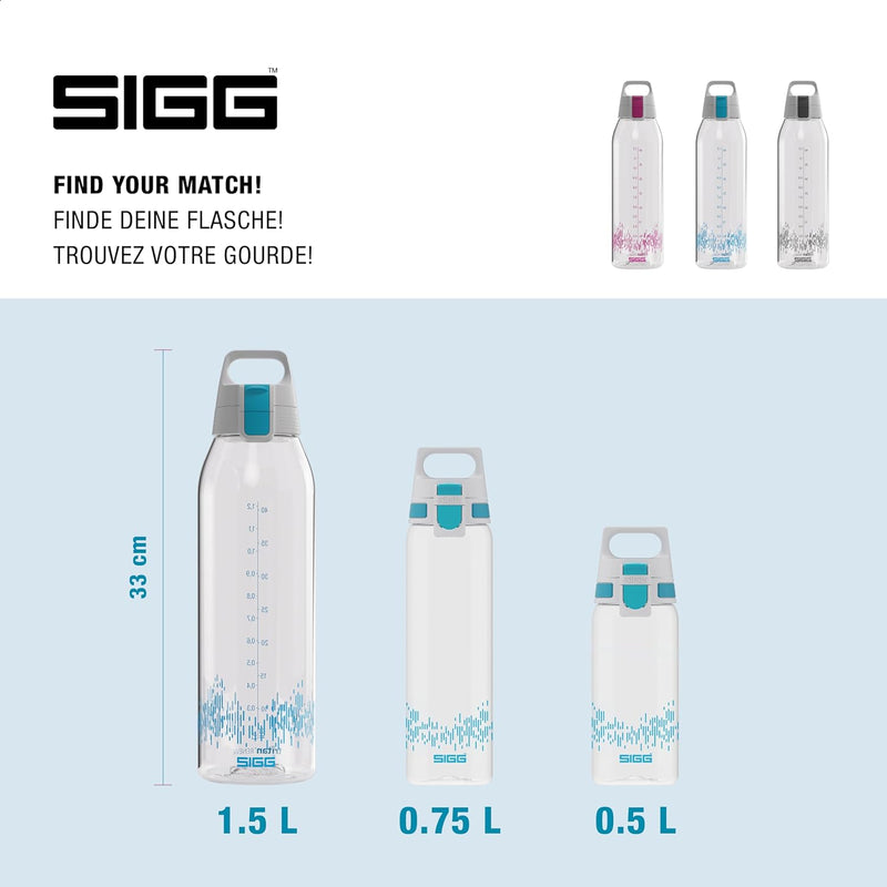 SIGG - Tritan Renew Trinkflasche - Total Clear ONE - Für Kohlensäurehaltige Getränke Geeignet - Spül