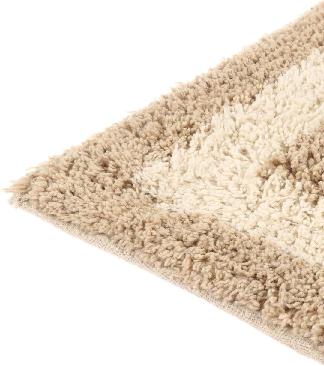 RugVista Badematte Chateau, 90 x 60 cm, Rechteckig, Mittelflor, Anti-Rutsch, Moderner Badteppich, Ma