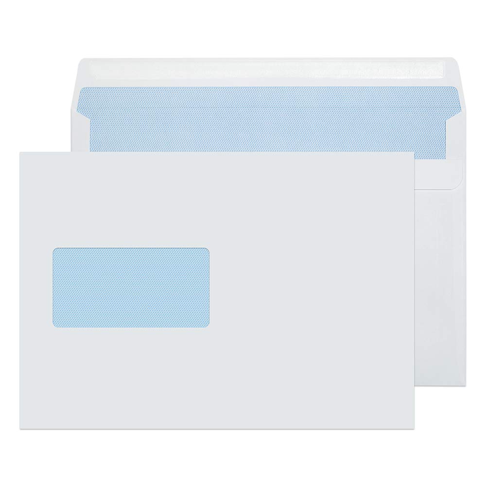 Blake Purely Everyday 1708 Briefumschläge selbstklebend Mit Fenster Weiss C5 162 x 229 mm - 90g/m² |