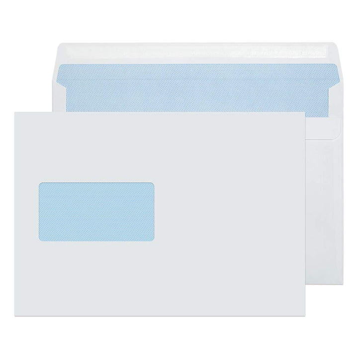 Blake Purely Everyday 1708 Briefumschläge selbstklebend Mit Fenster Weiss C5 162 x 229 mm - 90g/m² |