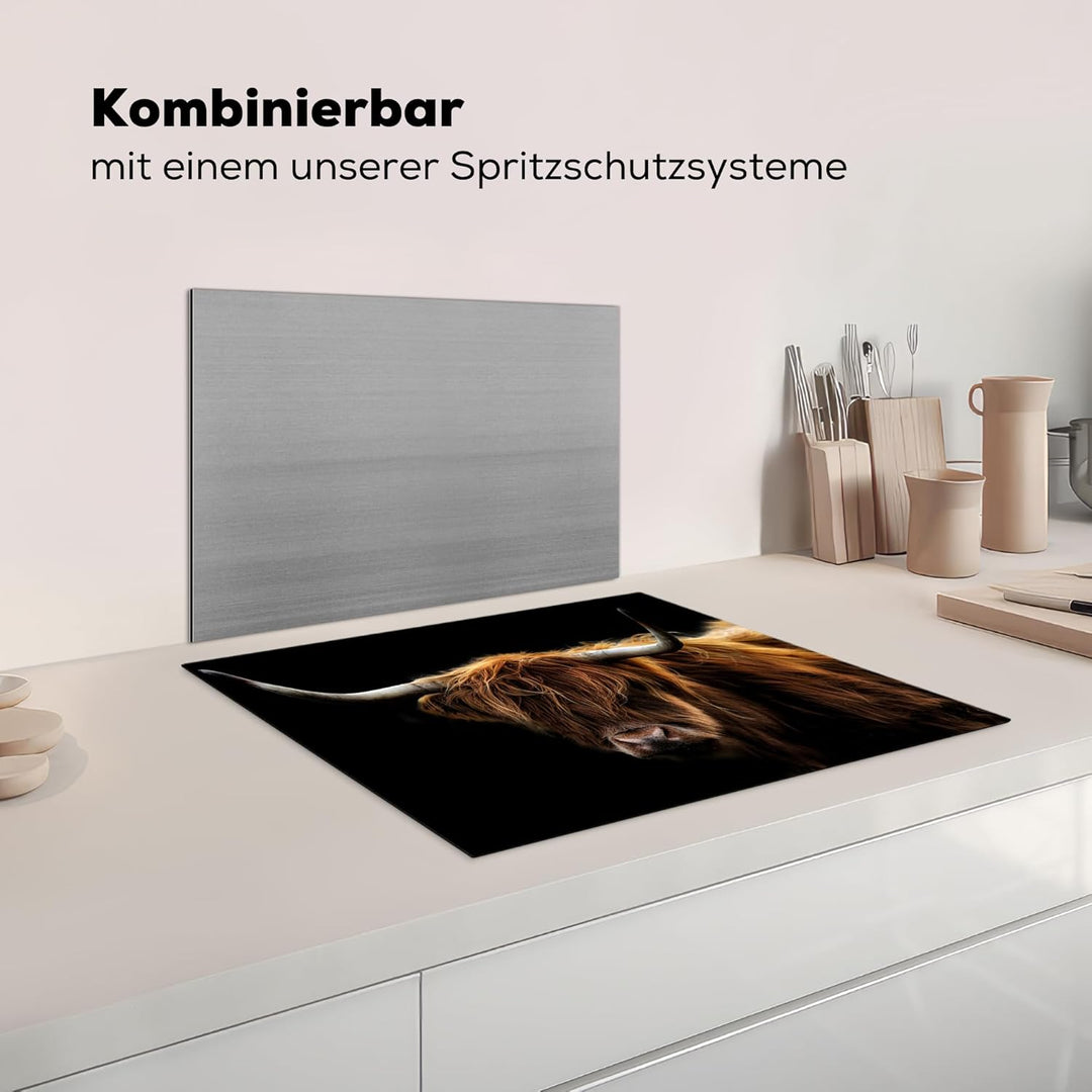 KitchenYeah© Herdabdeckplatte Einteilig Herdabdeckung Abdeckplatte für Ceranfeld Abdeckung Induktion