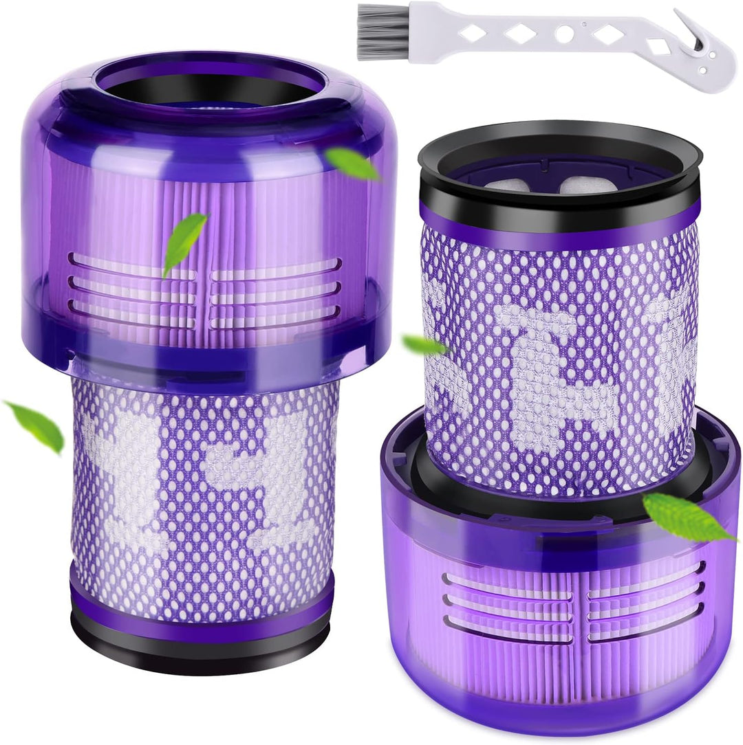 Rebirthcare 2 Stück V12 Filter für Dyson V12 Detect Slim Absolute Extra Pro Plus Motorhead Complete
