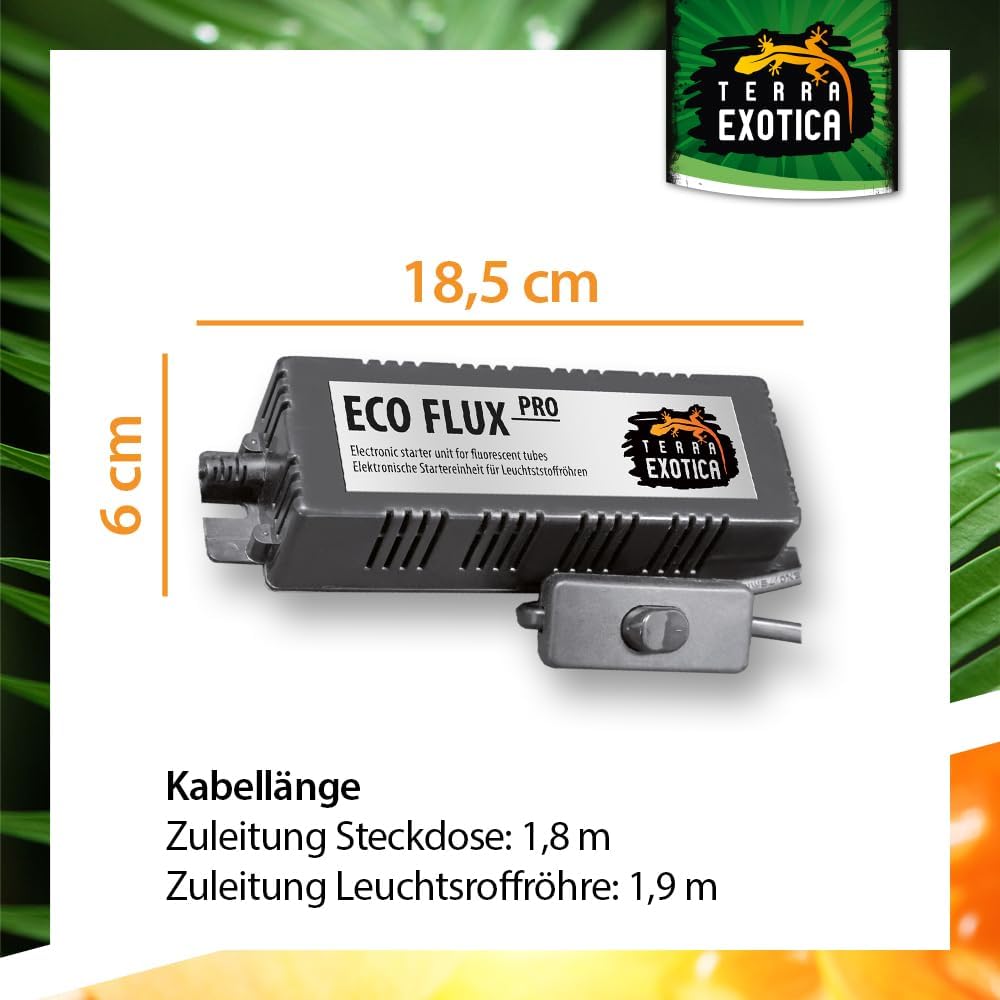 Terra Exotica Eco FLUX Pro / 15-36 Watt, elektronisches Vorschaltgerät für alle handelsüblichen T8 L