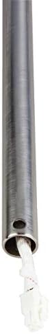 Westinghouse Lighting 6560140, Verlängerungstange, Metall, gebürstetes Chrom, 46 x 2.18 x 2.18 cm