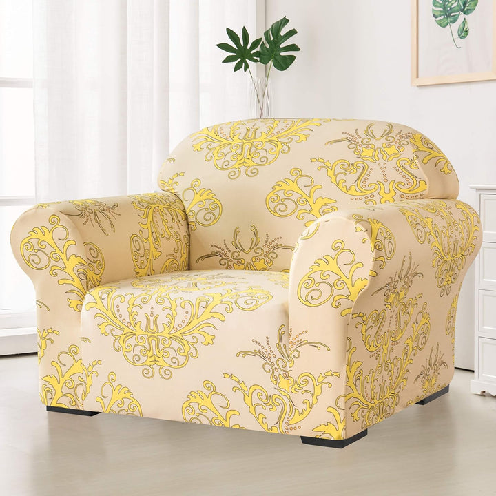 subrtex Weicher Stretch-Sofabezug, 1 Stück, Bedruckt, waschbar, Stuhl, Möbelschutz, elastische Couch