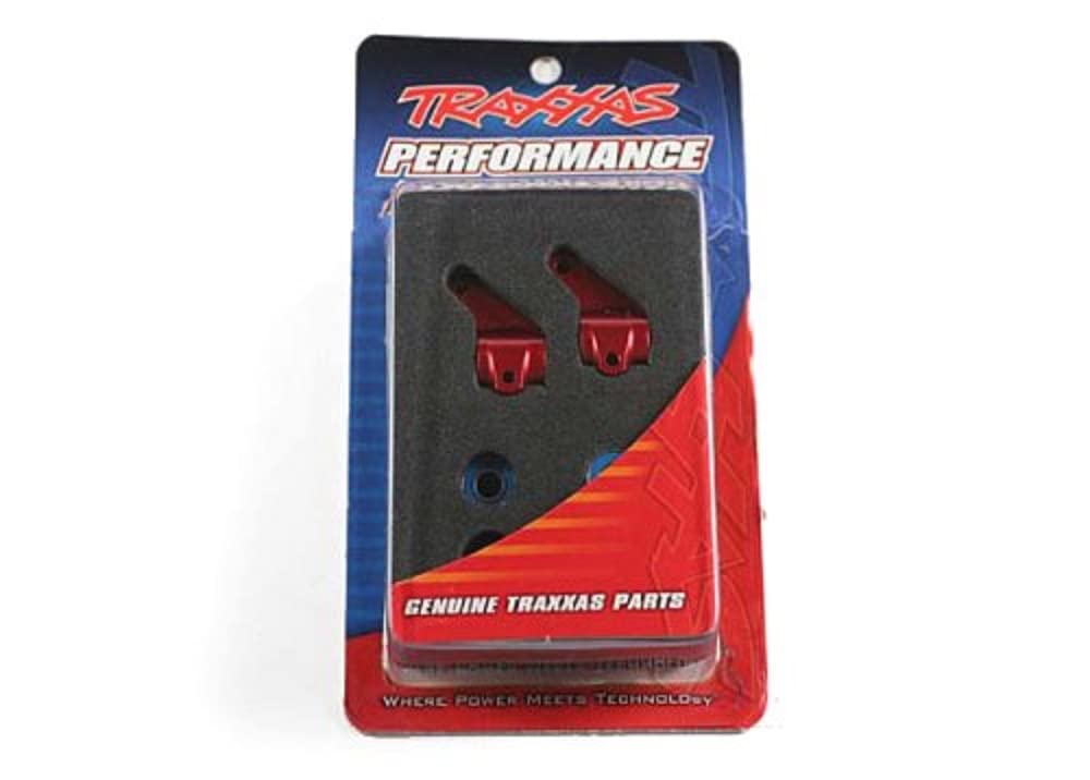 Traxxas 3636X Rustl/Stamp/Bandit-Lenkblock Modellautoteile, rot, 5 x 11 mm, Rot