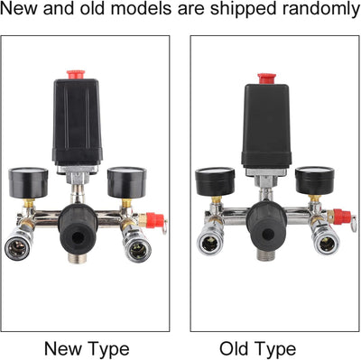 Luftkompressor-Halterungsbaugruppe, 5–8 kg Druckregelschalter, Ventilverteilerregler