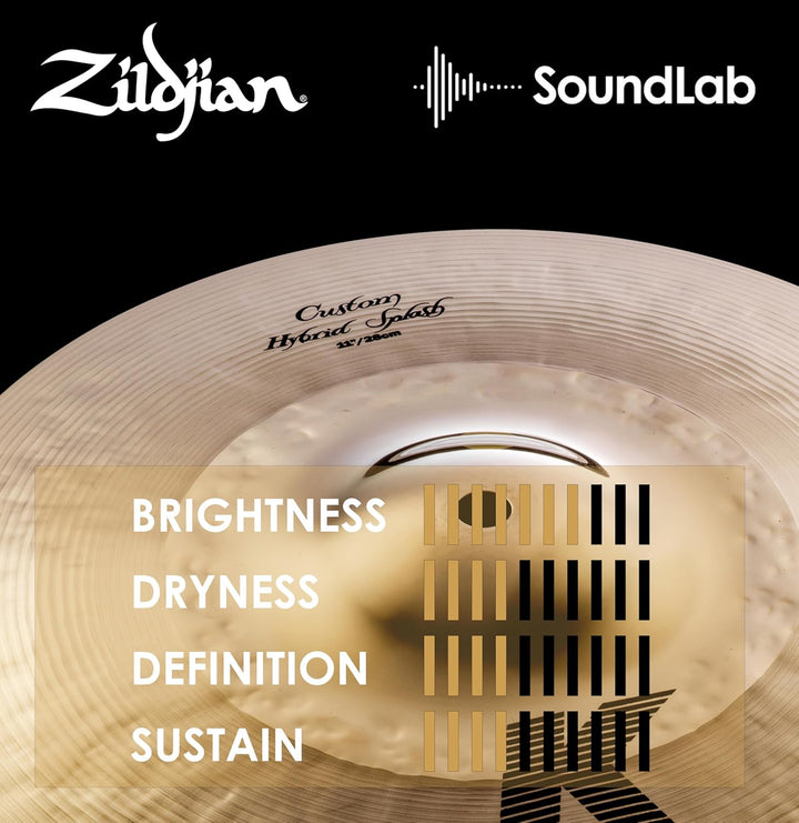 Zildjian K Custom Series - 11" Hybrid Splash Cymbal 11 Zoll, 11 Zoll