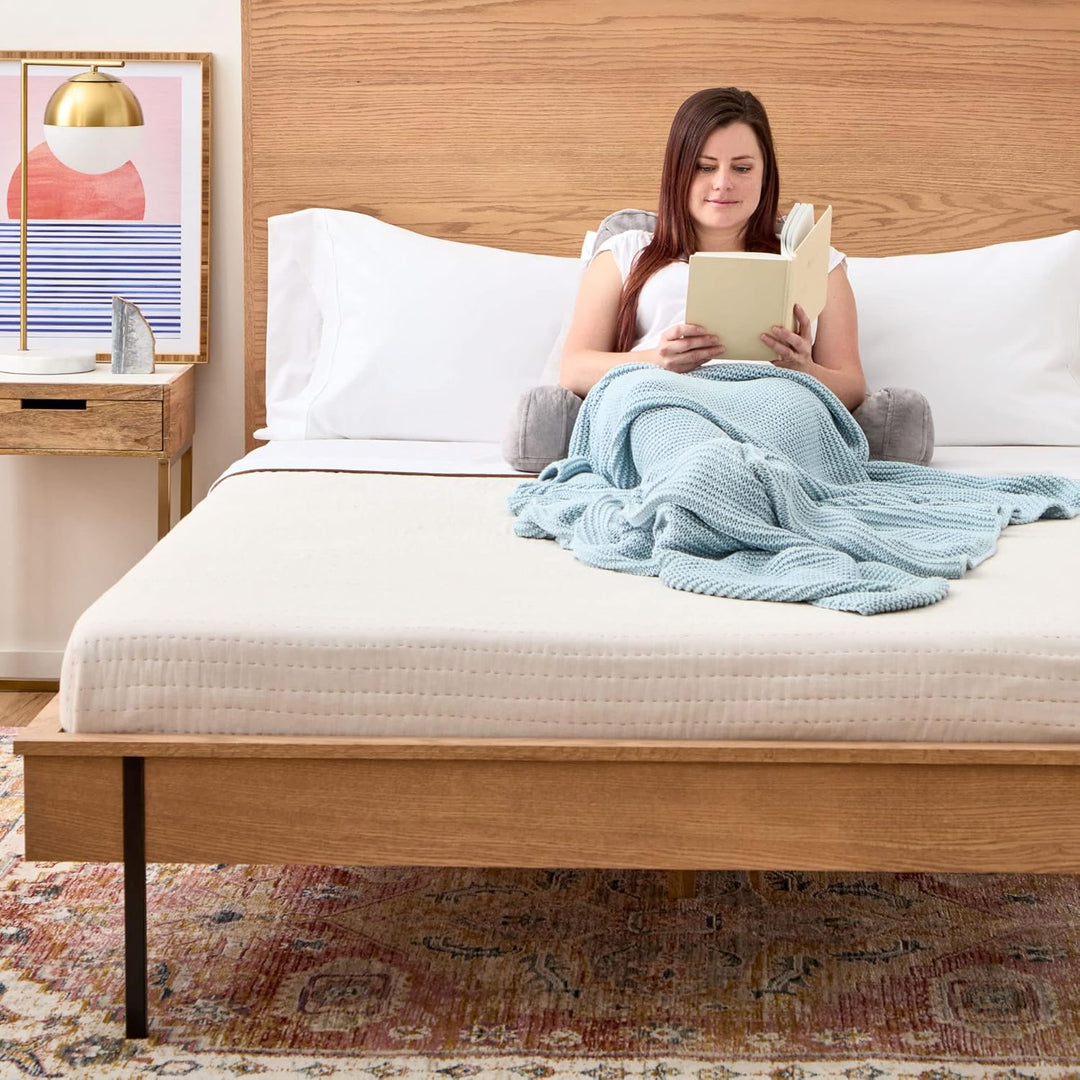 Linenspa Rückenkissen aus zerkleinertem Memory Foam – Lesekissen perfekt zur Rückenstützung beim Ent