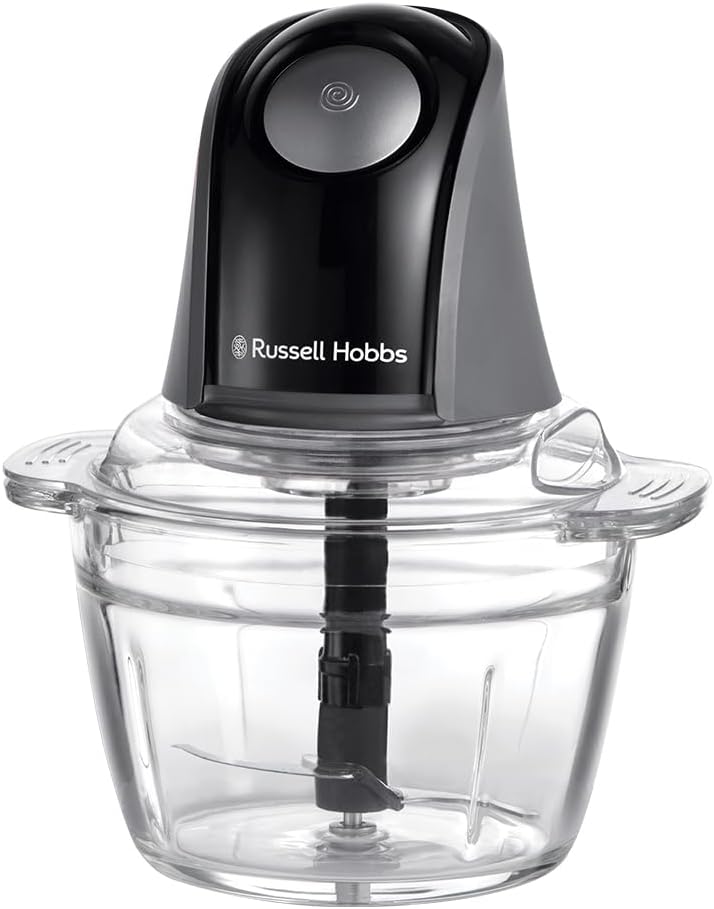 Russell Hobbs Küchenmaschine [Mini Zerkleinerer] elektrisch (für Gemüse,Obst,Fleisch, Zwiebeln, 1l B