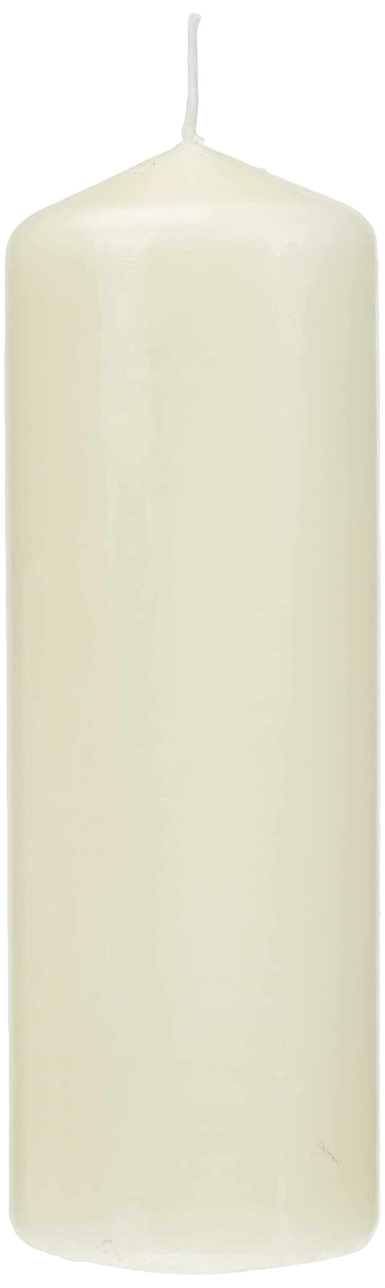 BOLSIUS - Stumpenkerzen - Elfenbein - 20 cm - Brenndauer 75 Stunden - 8 Stück