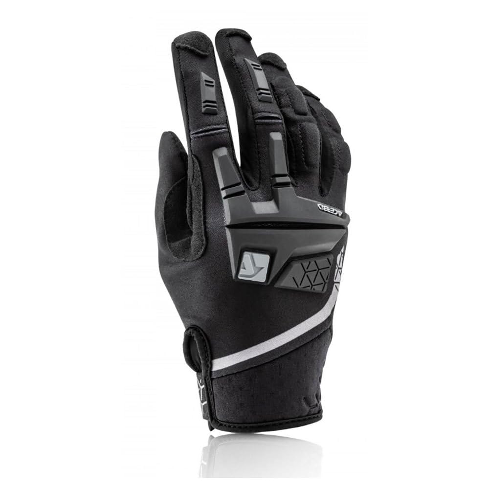 Acerbis X-Enduro Motorradhandschuhe Schwarz M, Schwarz M