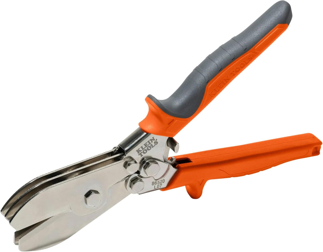 Klein Tools 86520 Crimpzange mit 5 Klingen, für Rohrleitungen, Rohre und Blech, 24 Gauge Stahl, 28 G