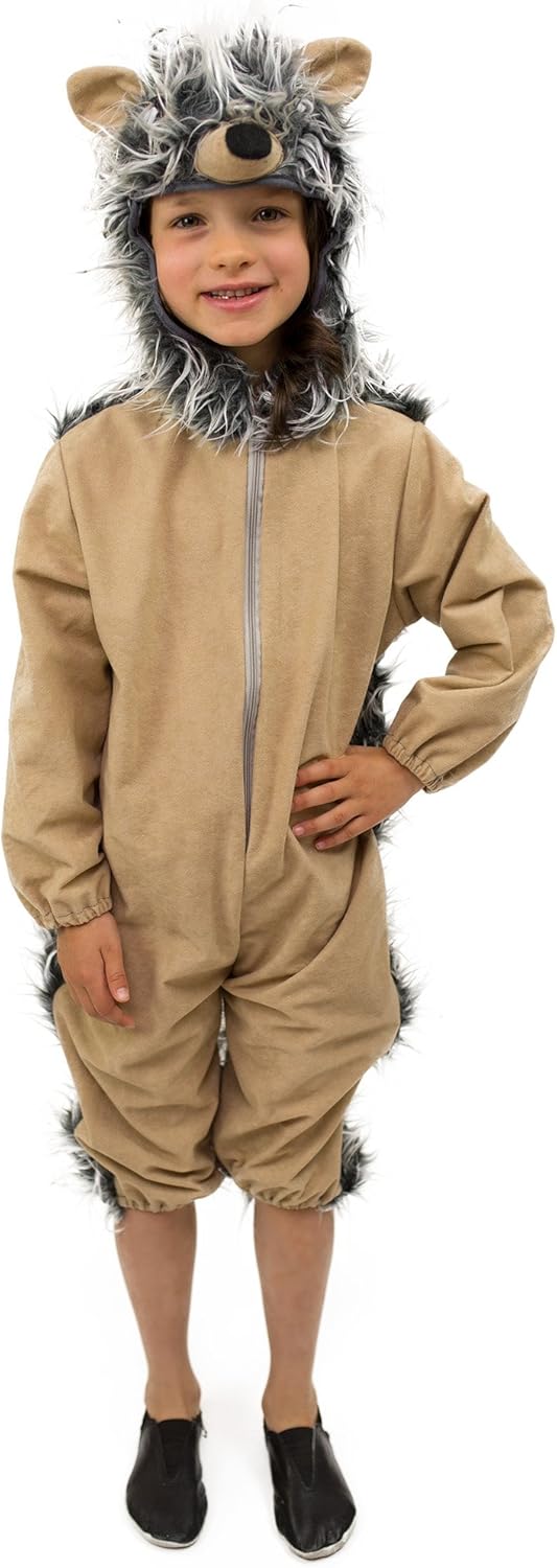 Lipta-TDP a.s. Kinder-Kostüm Igel Mekki Gr. 116- 140 Overall Igelchen Tierkostüm Fasching (116)