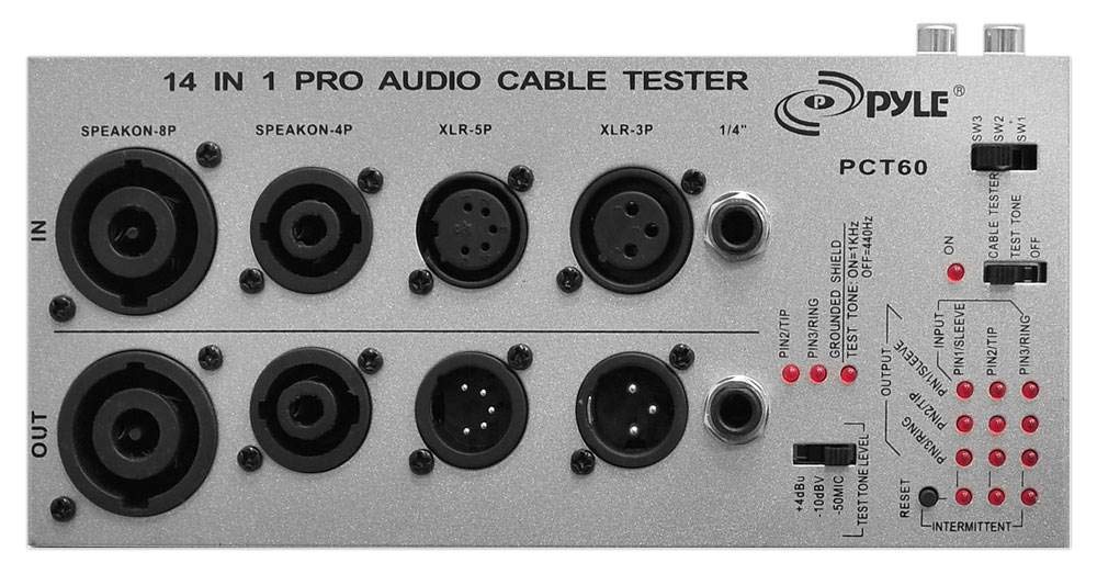 Pyle 13-in-1 Audio Kabeltester, PCT60
