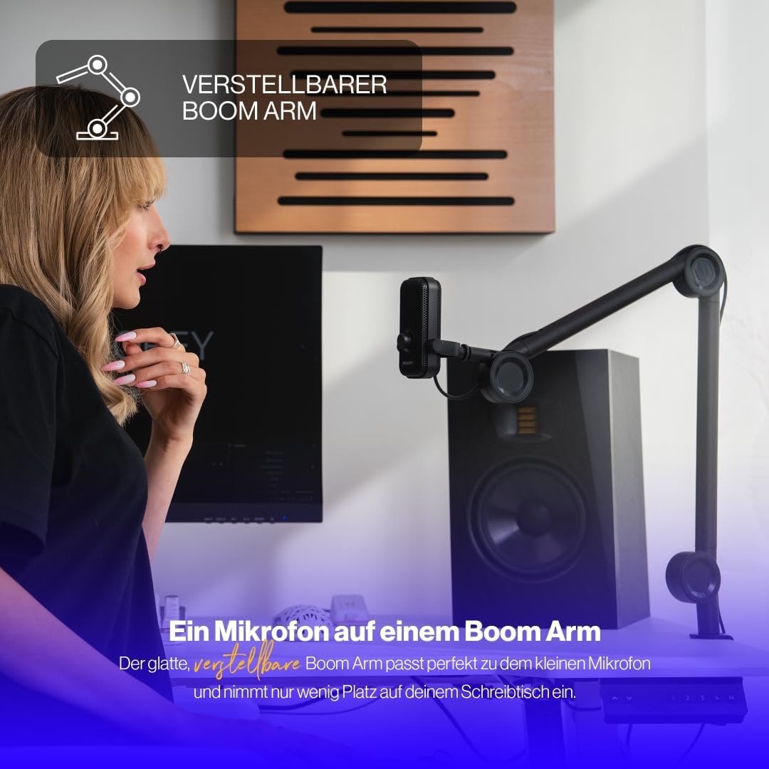 ENDORFY Solum Voice, Gaming Mikrofon PC, Podcast und Streaming, RGB-Beleuchtung, USB Plug & Play, Ta