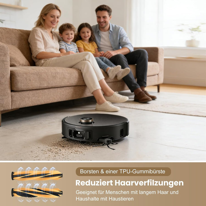 20 Stück Zubehör für Mova Z60 / Z70 Ultra Roller Saugroboter | Ersatzteil mit 2 Hauptbürste 2 Wischr