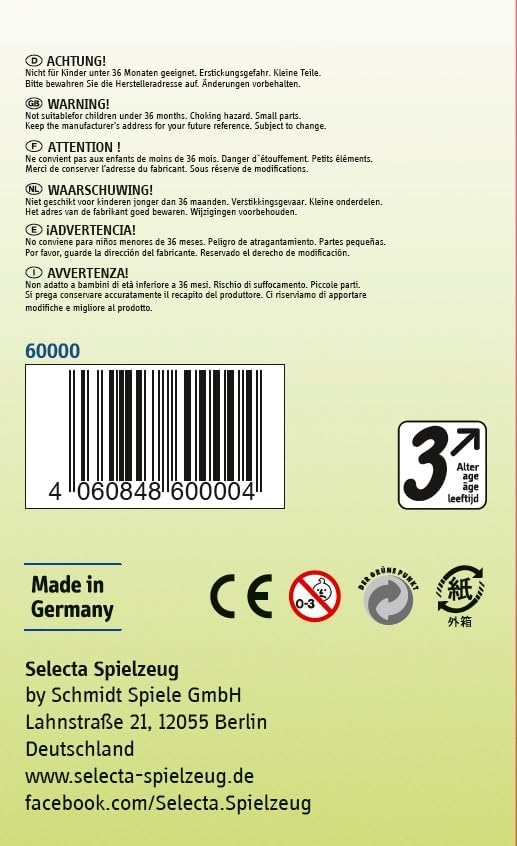 Selecta 60000 Zoorino-Messlatte, Holzmesslatte, 100 cm