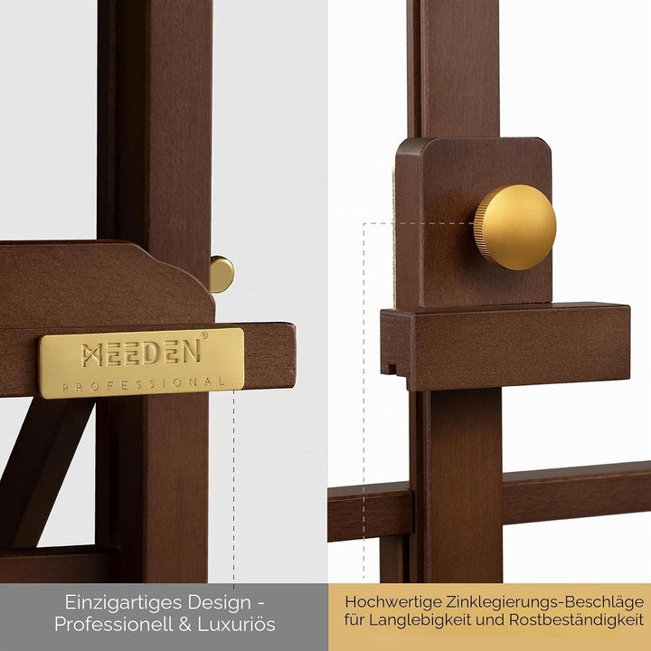MEEDEN PRO Grosse Tischstaffelei – Montagefreie Desktop-Kunst-Staffelei für Leinwand bis zu 69,8 cm