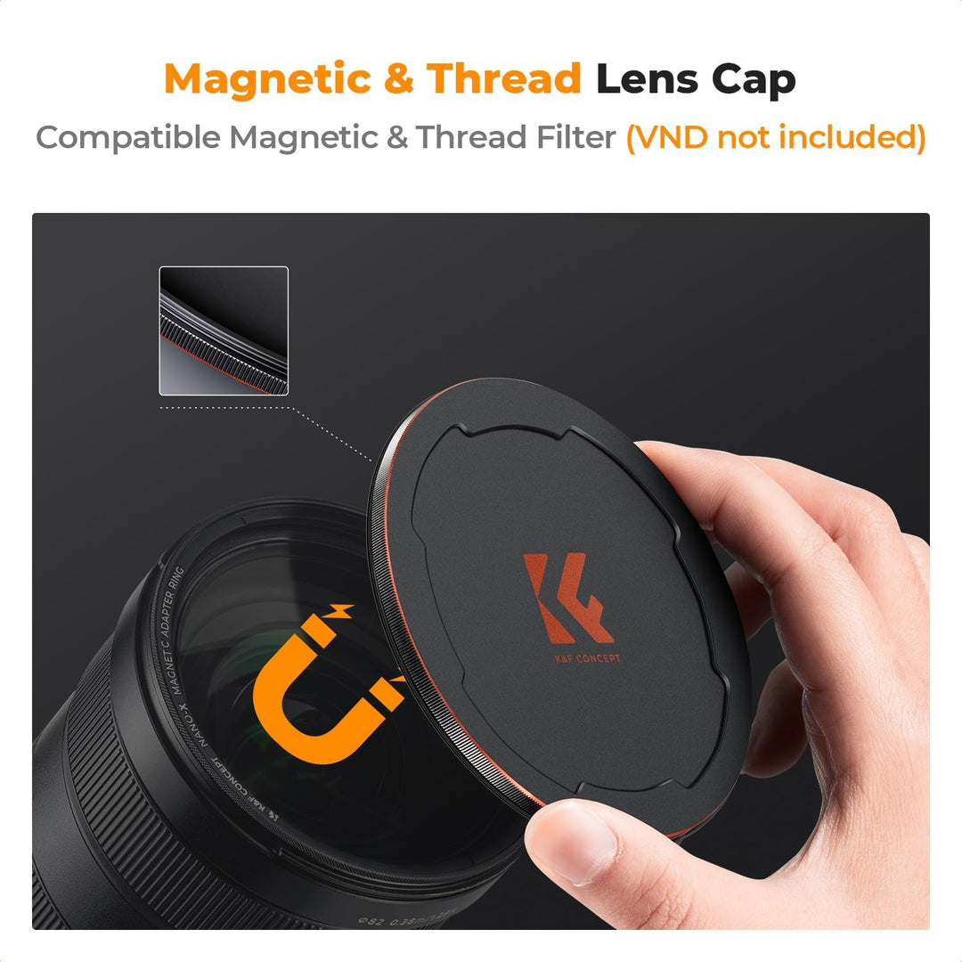 K&F Concept Nano X-Serie Magnetischer ND Filter Graufilter ND1000(10 Blendenstufen) Magnetisches Sch