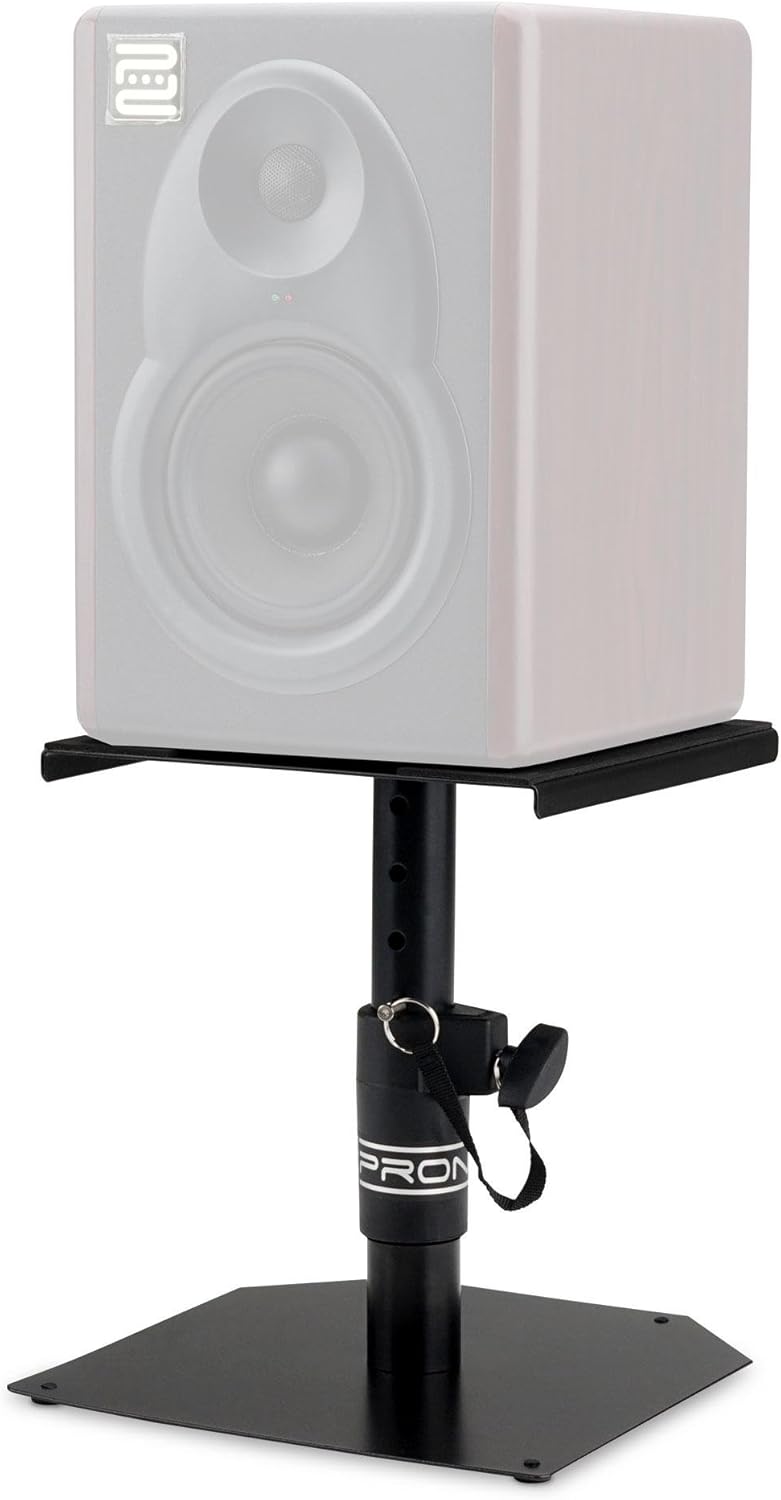 Pronomic SLS-15 Tischstative für Studio Monitore (2 stabile Boxenstative für Studiomonitore, niedrig