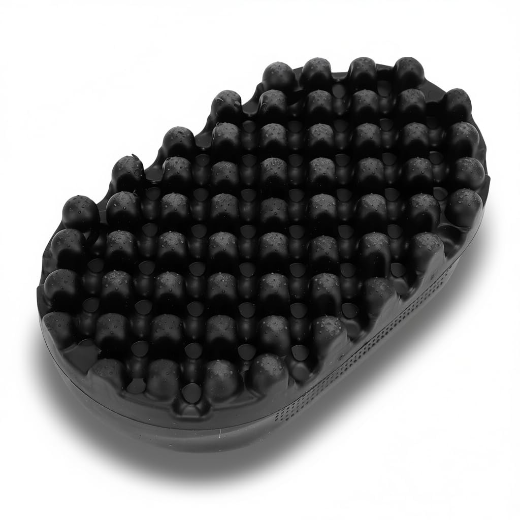 Twist Afro Curl Haarbürste, Waschbarer Twist Hair Sponge Twist Curl Brush Kamm Gummi-Styling-Tool fü
