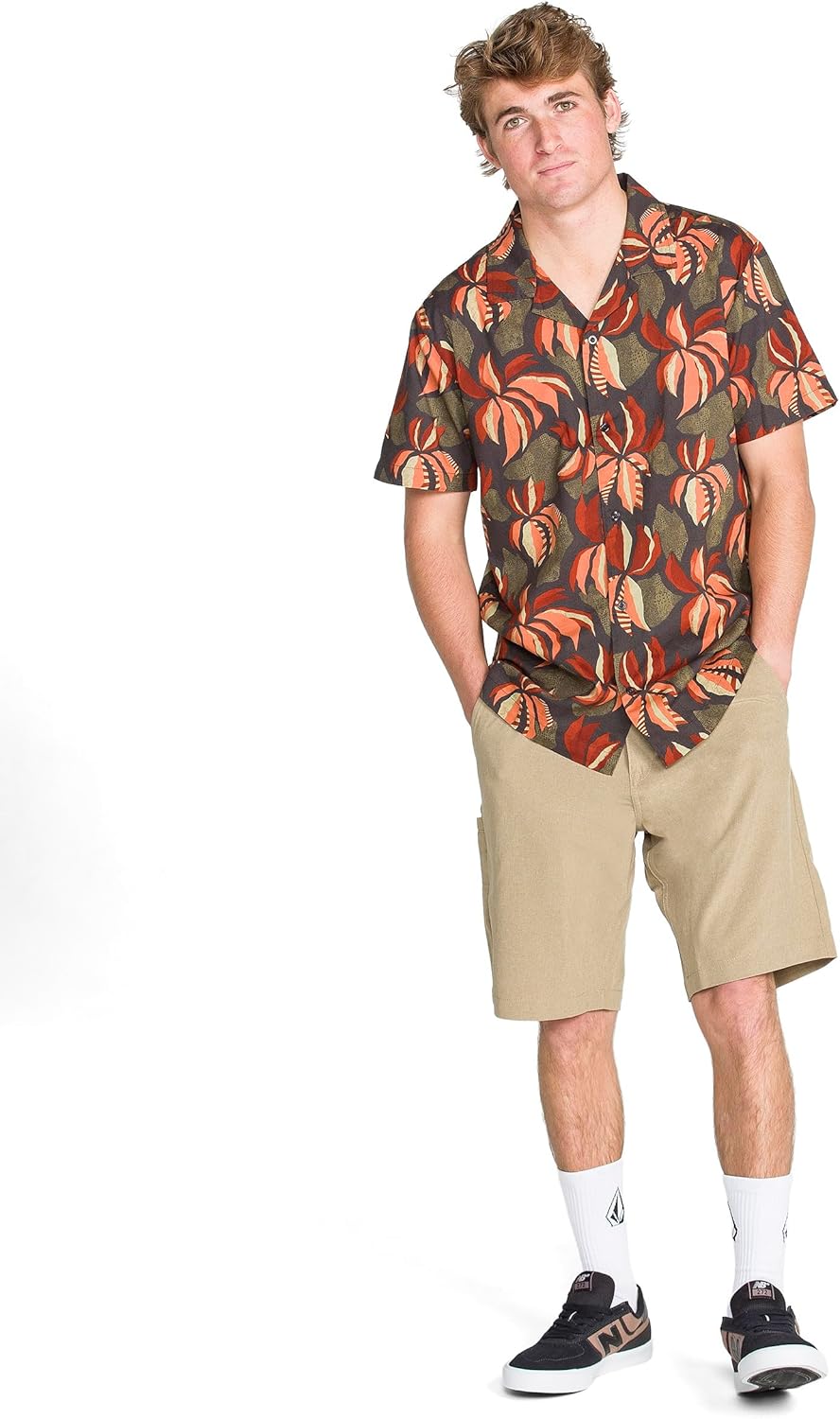 Volcom Herren Kerosene Hybrid Lssige Shorts, Khaki