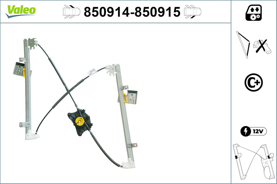 Valeo Fensterheber Vorne Links 850914