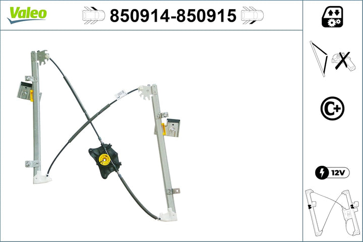 Valeo Fensterheber Vorne Links 850914