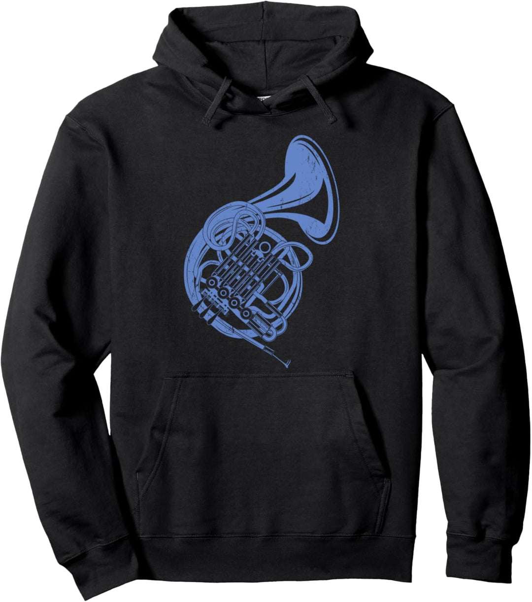 Funny French Horn Music Lover French Horn Pullover Hoodie